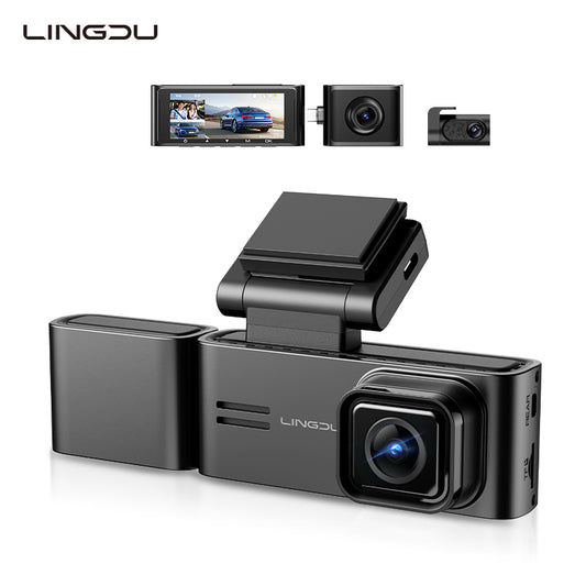 Lingdu C34 Dashcam - Protect Your Family With 3-Way Dashcam